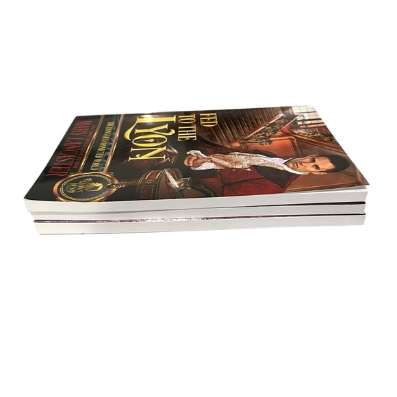 Mary Lancaster Book Lot Fed To The Lyon Sin & The Soldier Romance Intrigue SC - Picture 5 of 12